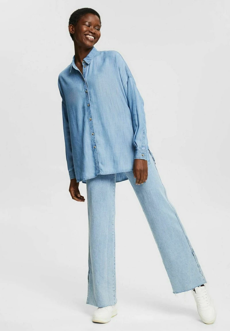 Esprit Damen OVERSIZE - Hemdbluse - Blue Medium Washed 7 Esprit Damen OVERSIZE - Hemdbluse - Blue Medium Washed – Bild 5