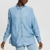 Esprit Damen OVERSIZE - Hemdbluse - Blue Medium Washed -Esprit Verkäufe 2024 93dec674a6ca44df90762b725fb38e41