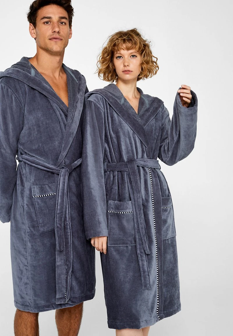 Esprit Damen Bademantel - Grey 4 Esprit Damen Bademantel - Grey – Bild 2