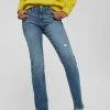Esprit Jeans Slim Fit - Blue Medium Washed | Damen -Esprit Verkäufe 2024 93fddd416f7e47f496220e1b4849575d