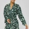 Esprit Damen KIMONO - Bademantel - Dark Teal Green