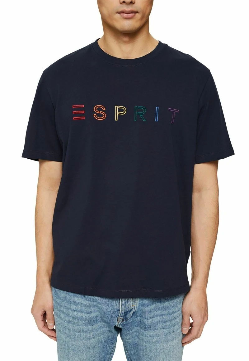 Esprit Herren T-Shirt Print - Navy 8 Esprit Herren T-Shirt Print - Navy – Bild 6