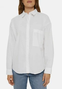 Esprit Damen OVERSIZE-HEMD AUS - Hemdbluse - White -Esprit Verkäufe 2024 9572c67ef0444550903f8fc8330061b2