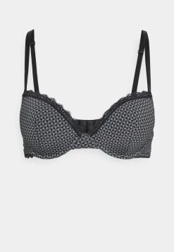 Esprit Damen FEMININE MICRO PRINT CLASSIC PADDED BRA - Bügel BH - Black -Esprit Verkäufe 2024 95acf4c49ed5431ca998cb593f8982f5