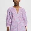 Esprit Damen GEMUSTERTE MIT 3/4 ÄRMELN - Bluse - Berry -Esprit Verkäufe 2024 9674e50e5afe4745bd8b5444e6efcfd9