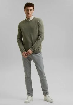 Esprit Herren Strickpullover - Light Khaki -Esprit Verkäufe 2024 97087daabc6b4a5a936adaf5588e5afd