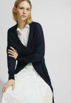 Esprit Damen BLEND LONG OPEN FRONTED CARDIGAN - Strickjacke - Navy -Esprit Verkäufe 2024 97101a1f1f384c7eaef3bcb2dc2822d1