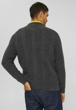 Esprit Herren Strickpullover - Dark Grey -Esprit Verkäufe 2024 97792d9d4df7427caad3aa6e1c52d32d