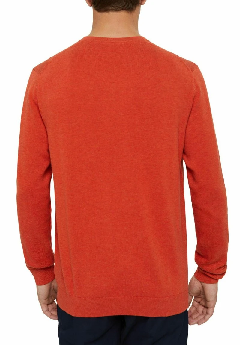 Esprit Herren F PIMA V NK - Sweatshirt - Orange 4 Esprit Herren F PIMA V NK - Sweatshirt - Orange – Bild 2
