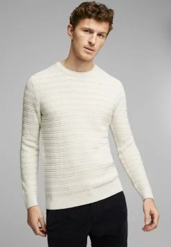 Esprit Herren Strickpullover - Off White