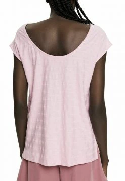 Esprit Damen MIT STRUKTURS - T-Shirt Print - Light Pink -Esprit Verkäufe 2024 97a708bed2a64c66aba5fe29f10ebfe6