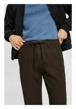 Esprit Herren MIT KORDELZUGBUND - Stoffhose - Dark Brown -Esprit Verkäufe 2024 984268a522294759a88e6eeedc6901a7