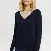 Esprit Damen Strickpullover - Navy -Esprit Verkäufe 2024 99890eddef6d4e898aeb578c3d5e3560