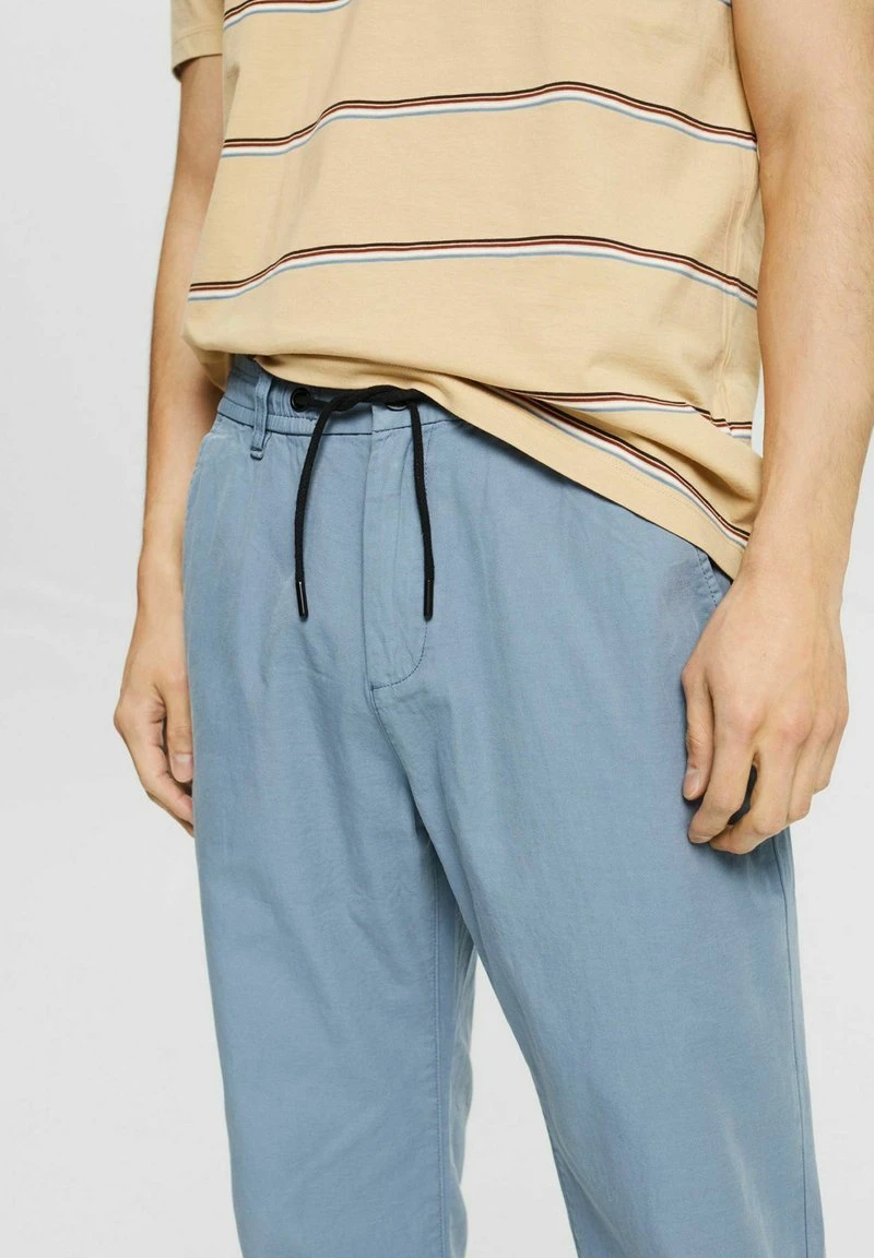 Esprit Herren MIT KORDELZUGBUND - Stoffhose - Blue 9 Esprit Herren MIT KORDELZUGBUND - Stoffhose - Blue – Bild 7