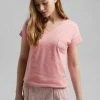 Esprit Damen Nachtwäsche Shirt - Coral
