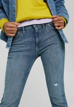 Esprit Jeans Slim Fit - Blue Medium Washed | Damen -Esprit Verkäufe 2024 9a8c2a058c12421782ac58a758c3597a