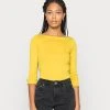 Esprit Damen Langarmshirt - Brass Yellow