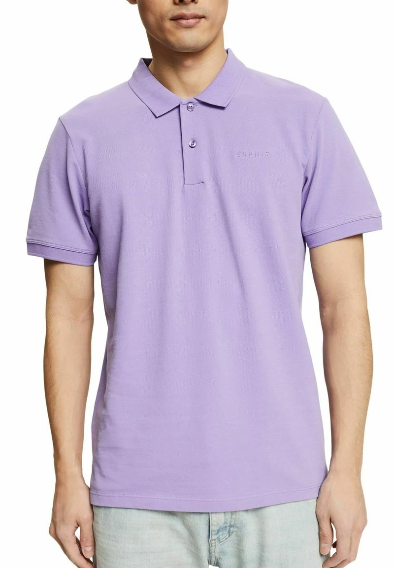 Esprit Herren Poloshirt - Lilac 7 Esprit Herren Poloshirt - Lilac – Bild 5