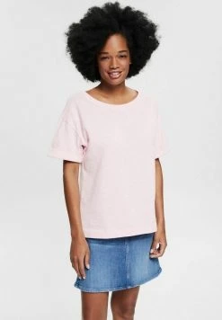 Esprit Damen T-Shirt Basic - Light Pink