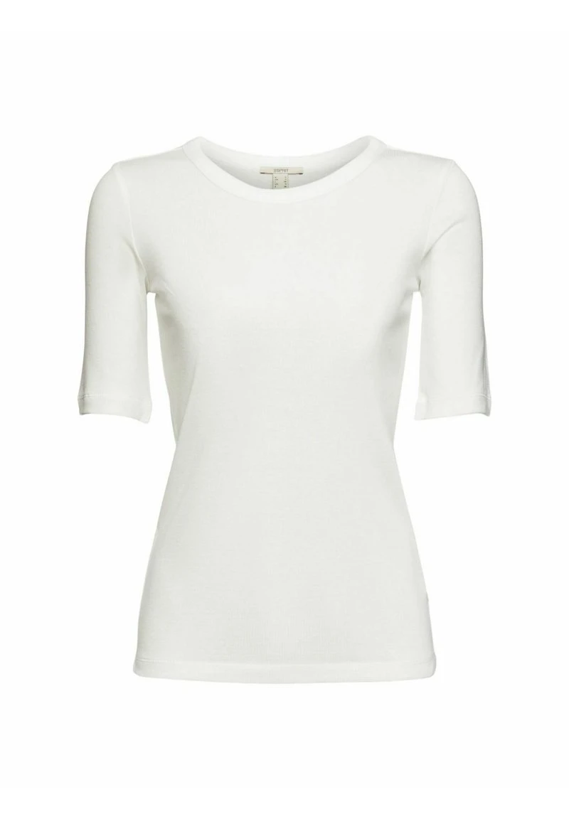 Esprit Damen T-Shirt Basic - Off White 10 Esprit Damen T-Shirt Basic - Off White – Bild 8