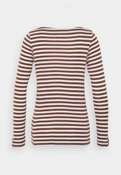 Esprit Damen STRIPE LONGSLEEVE - Langarmshirt - Brown -Esprit Verkäufe 2024 9daee052f3c046e5afe03dde15d2a956