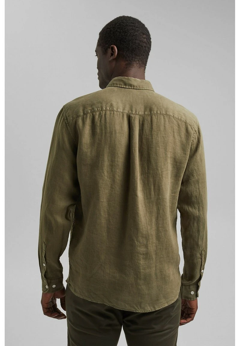 Esprit Herren Hemd - Dark Khaki 5 Esprit Herren Hemd - Dark Khaki – Bild 3