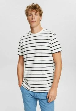 Esprit GESTREIFTES AUS - T-Shirt Print - Off White | Herren