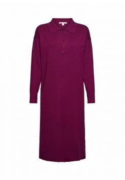 Esprit FLAT - Strickkleid - Plum Red | Damen -Esprit Verkäufe 2024 9f6f27afa6024fcd9b33d1445401bb91