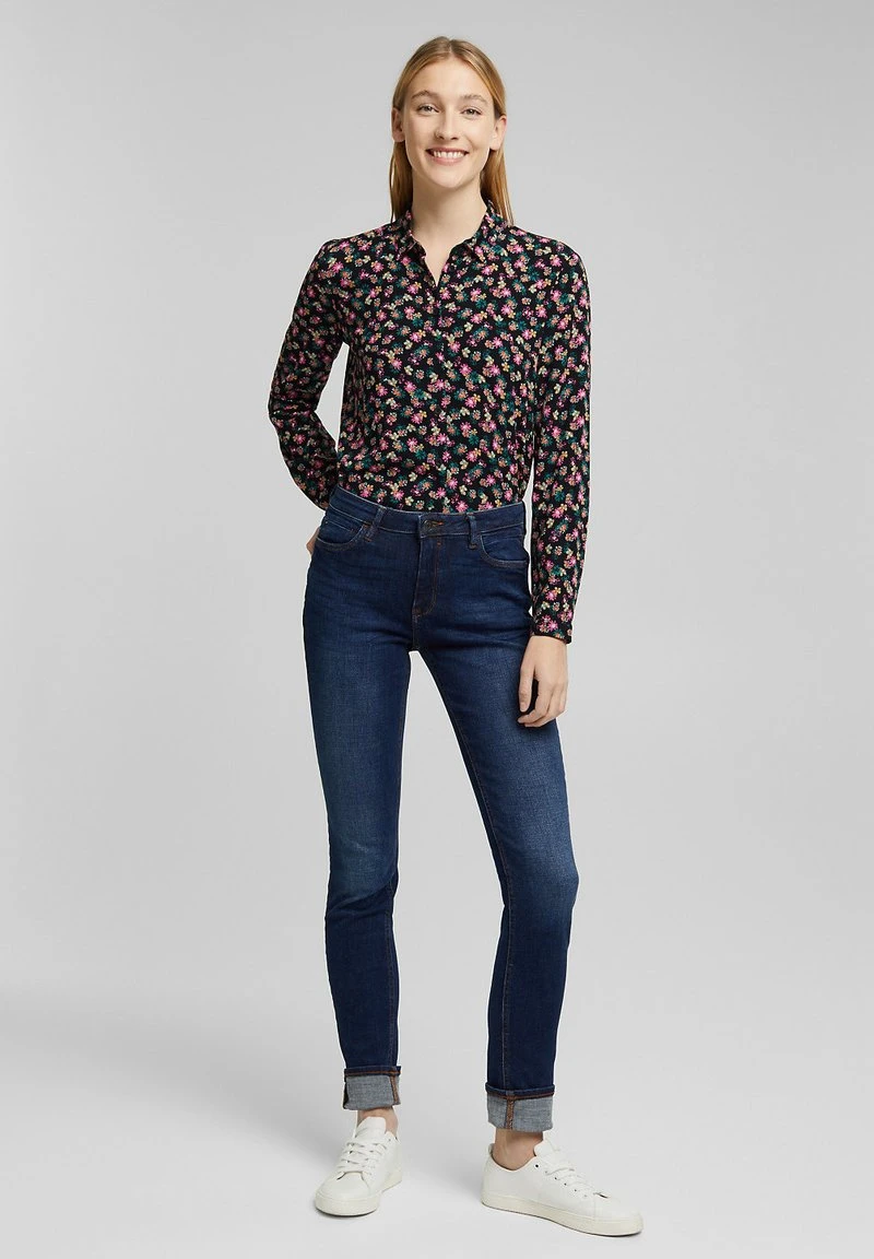 Esprit Damen Jeans Slim Fit - Blue Dark Washed 6 Esprit Damen Jeans Slim Fit - Blue Dark Washed – Bild 4