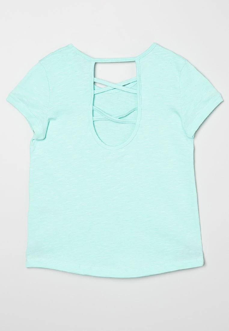 Esprit Kinder 1/4 ARM - T-Shirt Basic - Light Turquoise 4 Esprit Kinder 1/4 ARM - T-Shirt Basic - Light Turquoise – Bild 2