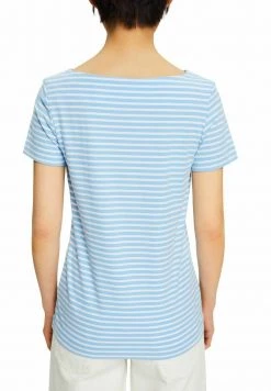 Esprit Damen MIT STREIFENMUSTER - T-Shirt Print - Light Turquoise -Esprit Verkäufe 2024 a0416172d027461bad17afd54f598ce2