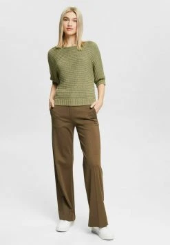 Esprit Damen Strickpullover - Light Khaki -Esprit Verkäufe 2024 a06353bd100543f29e7f758935c74c5b