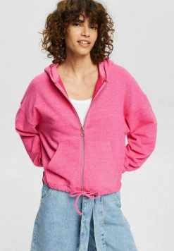 Esprit Damen Sweatjacke - Pink Fuchsia