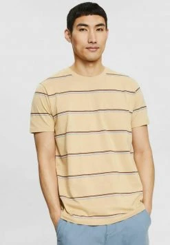 Esprit Herren REGULAR FIT - T-Shirt Print - Sand