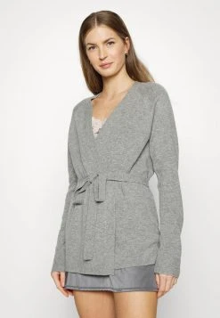 Esprit Damen CARDIGAN MELANGÉ - Nachtwäsche Shirt - Medium Grey