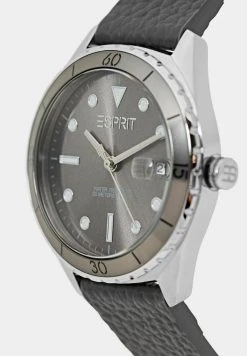 Esprit Damen MIT LEDERARMBAND - Uhr - Dark Grey -Esprit Verkäufe 2024 a1657f3192964d8dac0111d701c29192