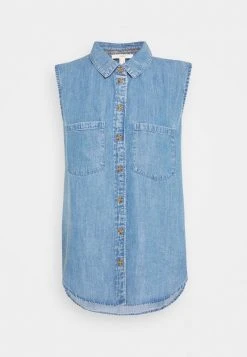 Esprit Damen BLOUSE - Hemdbluse - Blue Light Wash -Esprit Verkäufe 2024 a16f06b6c00f4ae5a7896e94889980e3