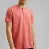 Esprit Herren HENLEY - T-Shirt Basic - Coral Red -Esprit Verkäufe 2024 a17aaf13a6714fbc8d23981a25f83b7b