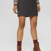 Esprit Damen A-Linien-Rock - Anthracite