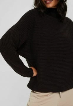 Esprit Damen RAGLAN MIT STEHKRAGEN - Strickpullover - Black -Esprit Verkäufe 2024 a1dd9bc4a6e347788929160d4c24ee25