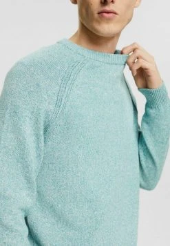 Esprit Herren IN MELIERTER OPTIK - Strickpullover - Turquoise -Esprit Verkäufe 2024 a210f002f8574c1482c80acd57afd7d0