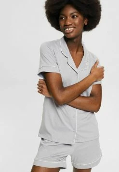 Esprit MIT BAUMWOLLE - Nachtwäsche Shirt - Light Blue Lavender | Damen