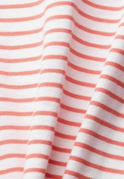 Esprit Damen MIT STREIFENMUSTER - T-Shirt Print - Coral Red -Esprit Verkäufe 2024 a436cf71d7c643dc962c032536dab058