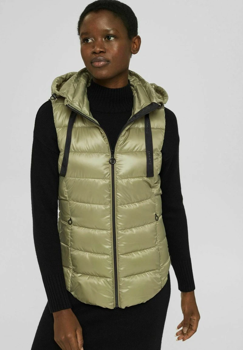 Esprit Damen Weste - Light Khaki 3 Esprit Damen Weste - Light Khaki