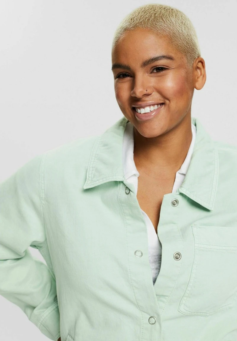 Esprit Damen Leichte Jacke - Dusty Green 6 Esprit Damen Leichte Jacke - Dusty Green – Bild 4