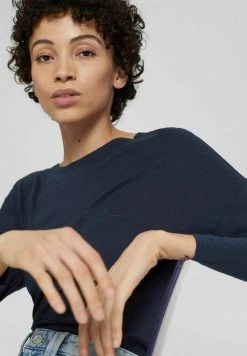 Esprit Damen Langarmshirt - Navy -Esprit Verkäufe 2024 a4f0f955cec8434db0607bfede90930b