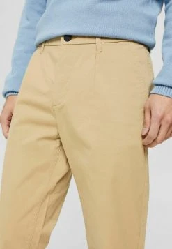 Esprit Herren LOOSE CROPPED FIT - Stoffhose - Beige -Esprit Verkäufe 2024 a54025ff8b1a45d2a0e8044ddf85e80e