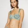 Esprit FLORAL EMBROIDERY UNDERWIRE - Balconette BH - Leaf Green | Damen