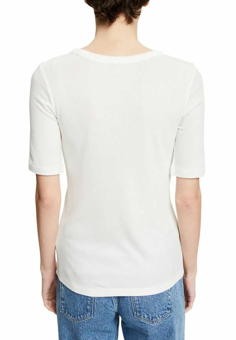 Esprit Damen T-Shirt Basic - Off White 9 Esprit Damen T-Shirt Basic - Off White – Bild 7
