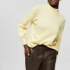 Esprit Damen Strickpullover - Pastel Yellow